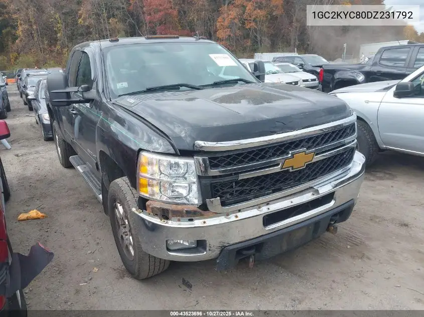 1GC2KYC80DZ231792 2013 Chevrolet Silverado 2500Hd Ltz