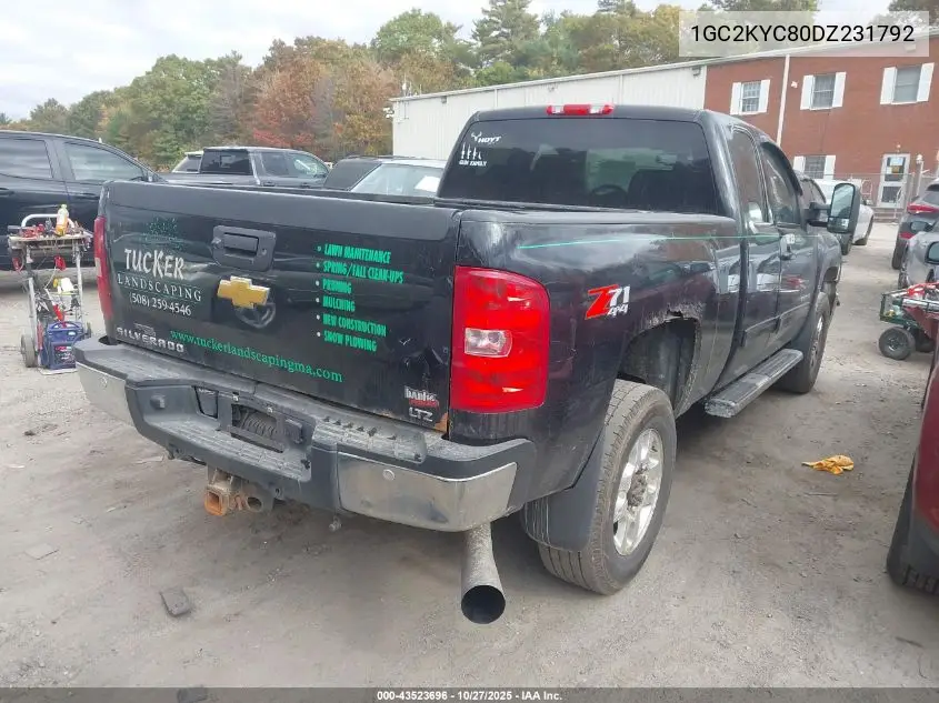 1GC2KYC80DZ231792 2013 Chevrolet Silverado 2500Hd Ltz
