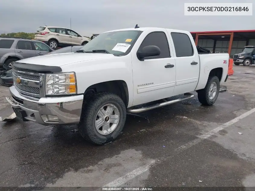 3GCPKSE70DG216846 2013 Chevrolet Silverado 1500 Lt