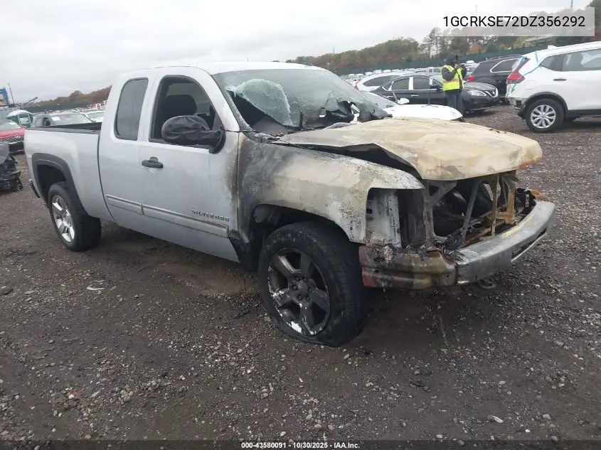 1GCRKSE72DZ356292 2013 Chevrolet Silverado 1500 Lt