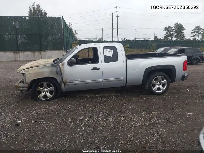 1GCRKSE72DZ356292 2013 Chevrolet Silverado 1500 Lt