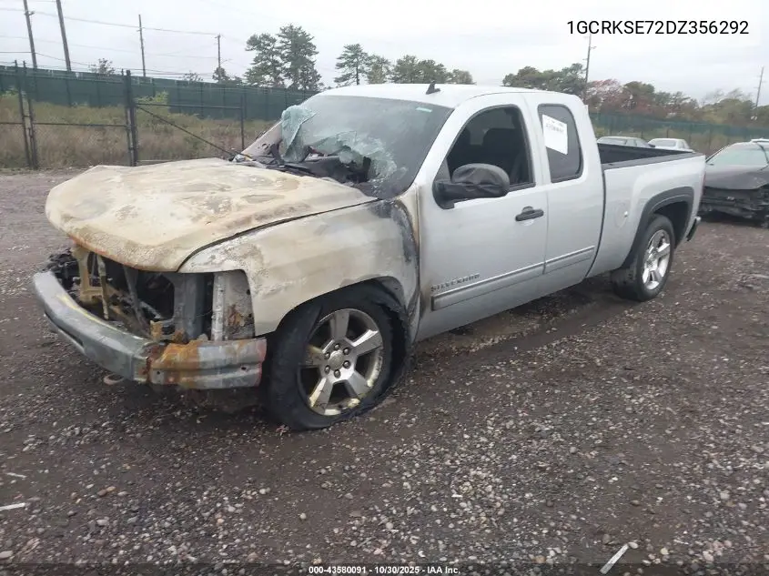 1GCRKSE72DZ356292 2013 Chevrolet Silverado 1500 Lt