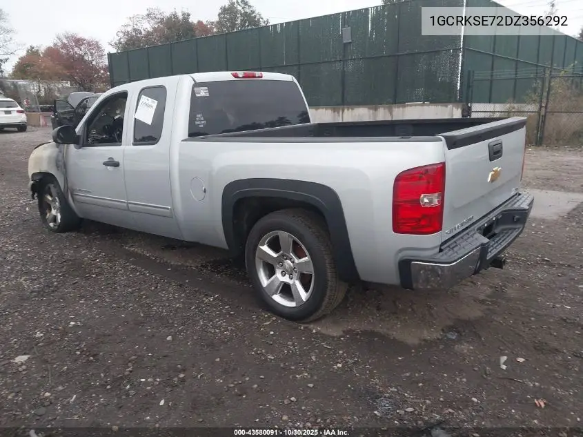 1GCRKSE72DZ356292 2013 Chevrolet Silverado 1500 Lt