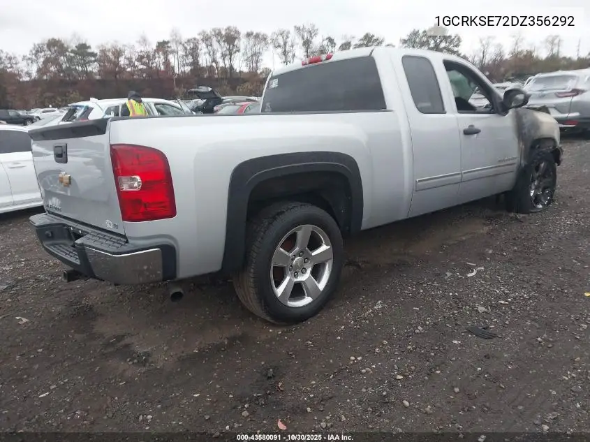 1GCRKSE72DZ356292 2013 Chevrolet Silverado 1500 Lt