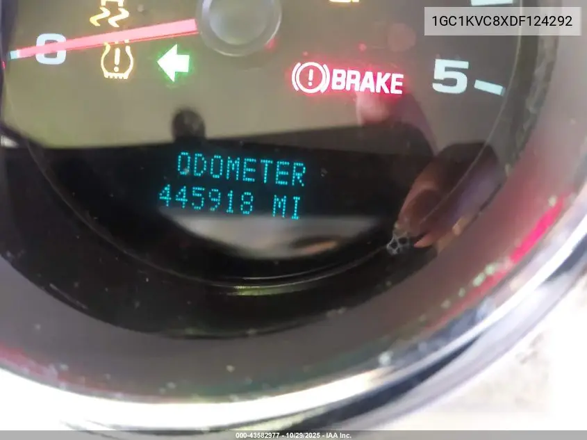 1GC1KVC8XDF124292 2013 Chevrolet Silverado 2500Hd Work Truck
