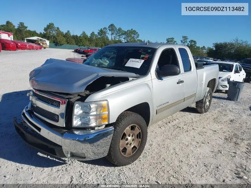 1GCRCSE09DZ113482 2013 Chevrolet Silverado 1500 Lt