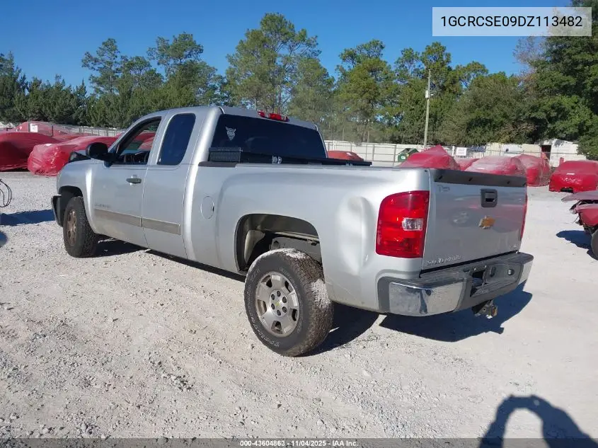1GCRCSE09DZ113482 2013 Chevrolet Silverado 1500 Lt