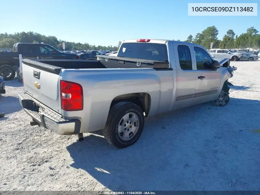 1GCRCSE09DZ113482 2013 Chevrolet Silverado 1500 Lt