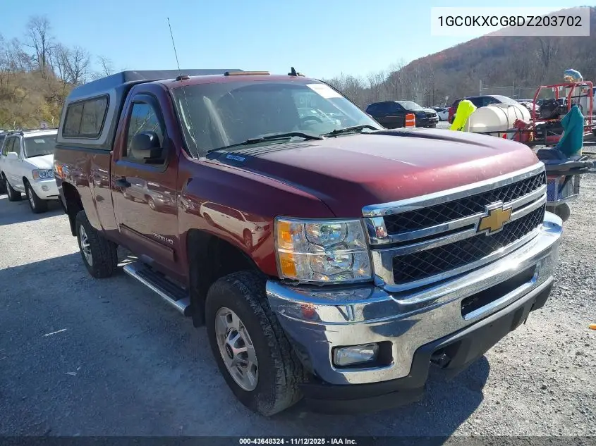 1GC0KXCG8DZ203702 2013 Chevrolet Silverado 2500Hd Lt