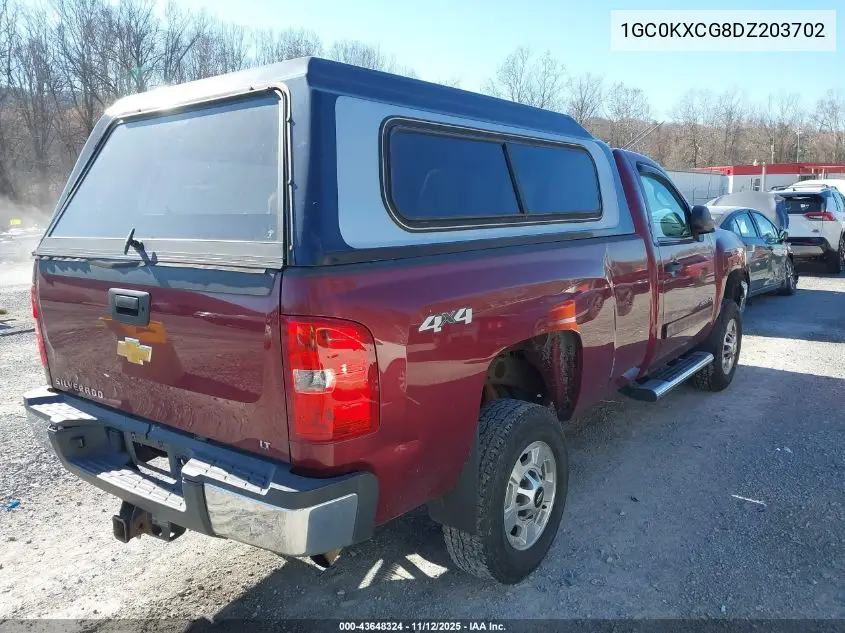 1GC0KXCG8DZ203702 2013 Chevrolet Silverado 2500Hd Lt