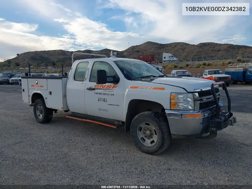 1GB2KVEG0DZ342382 2013 Chevrolet Silverado 2500Hd Work Truck
