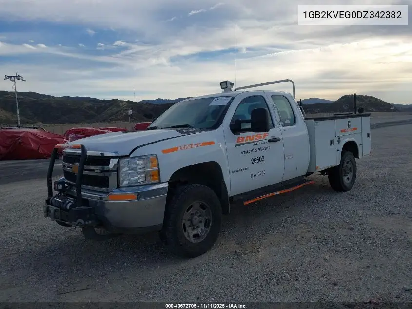 1GB2KVEG0DZ342382 2013 Chevrolet Silverado 2500Hd Work Truck