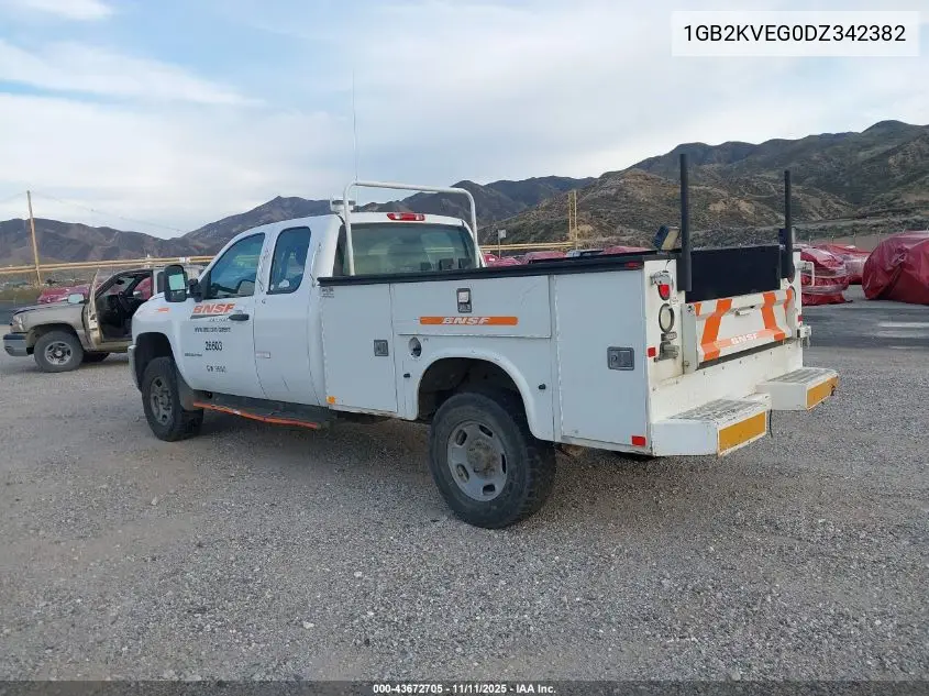 1GB2KVEG0DZ342382 2013 Chevrolet Silverado 2500Hd Work Truck