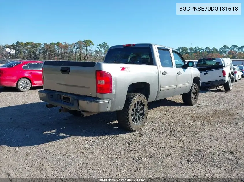 3GCPKSE70DG131618 2013 Chevrolet Silverado 1500 Lt