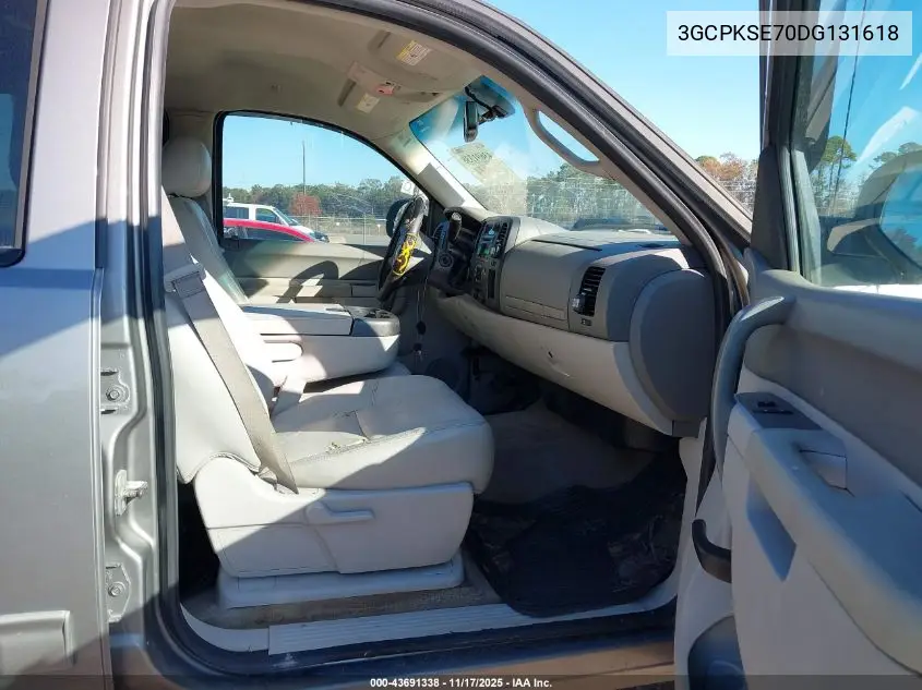 3GCPKSE70DG131618 2013 Chevrolet Silverado 1500 Lt