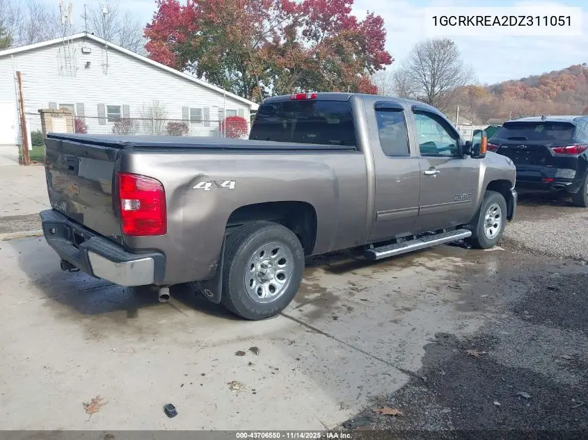 1GCRKREA2DZ311051 2013 Chevrolet Silverado 1500 Ls