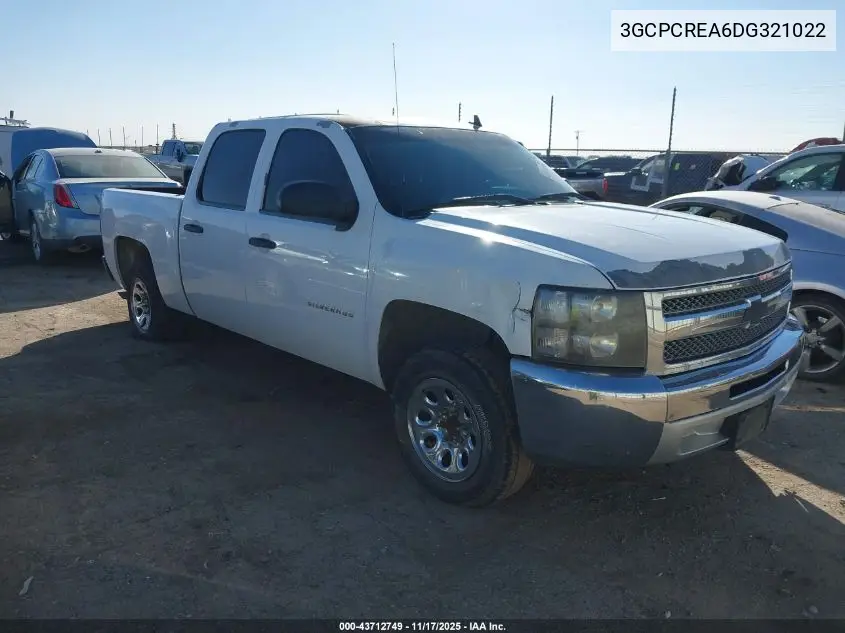 3GCPCREA6DG321022 2013 Chevrolet Silverado 1500 Ls