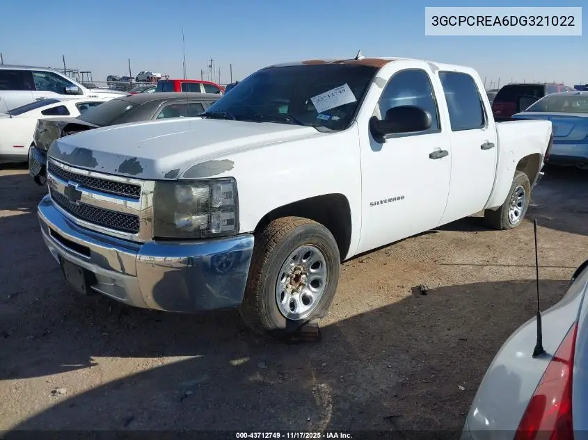3GCPCREA6DG321022 2013 Chevrolet Silverado 1500 Ls
