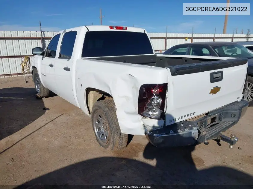 3GCPCREA6DG321022 2013 Chevrolet Silverado 1500 Ls