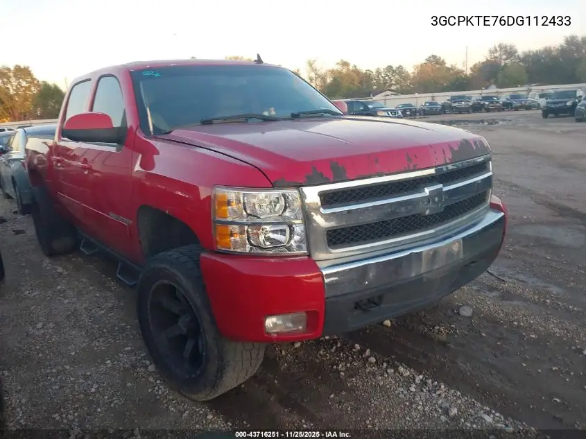 3GCPKTE76DG112433 2013 Chevrolet Silverado 1500 Ltz
