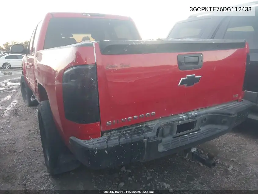 3GCPKTE76DG112433 2013 Chevrolet Silverado 1500 Ltz