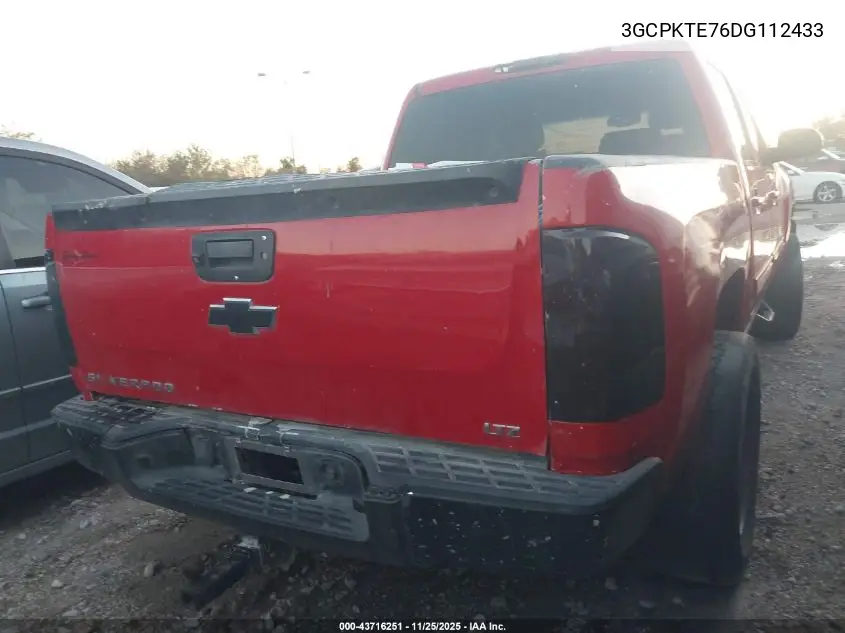 3GCPKTE76DG112433 2013 Chevrolet Silverado 1500 Ltz