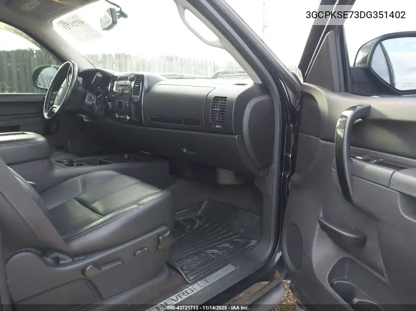 3GCPKSE73DG351402 2013 Chevrolet Silverado 1500 Lt