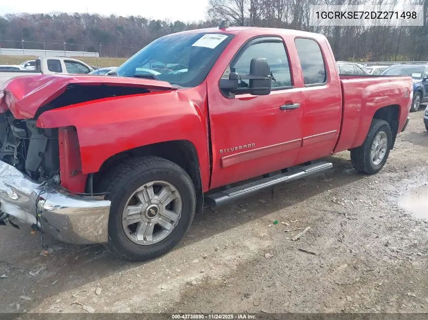 1GCRKSE72DZ271498 2013 Chevrolet Silverado 1500 Lt