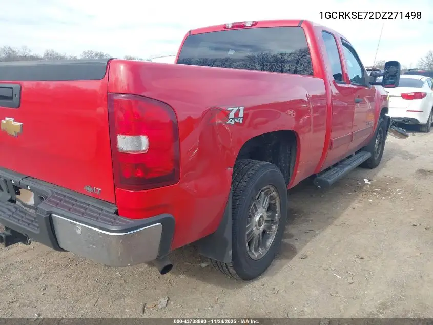 1GCRKSE72DZ271498 2013 Chevrolet Silverado 1500 Lt