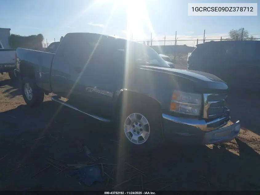 1GCRCSE09DZ378712 2013 Chevrolet Silverado 1500 Lt