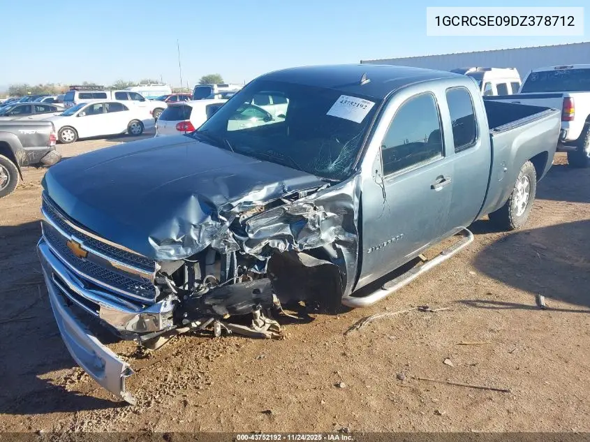 1GCRCSE09DZ378712 2013 Chevrolet Silverado 1500 Lt