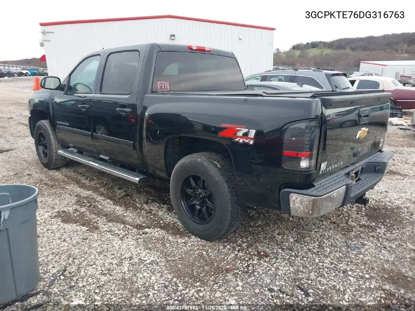 3GCPKTE76DG316763 2013 Chevrolet Silverado 1500 Ltz