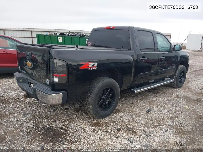 3GCPKTE76DG316763 2013 Chevrolet Silverado 1500 Ltz