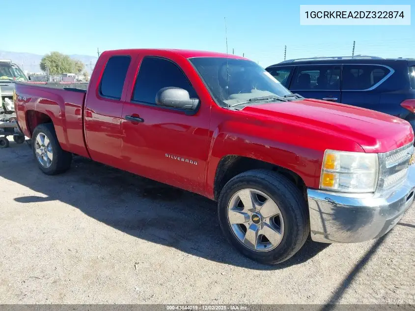 1GCRKREA2DZ322874 2013 Chevrolet Silverado 1500 Ls