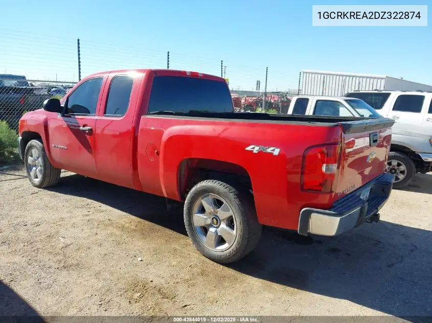 1GCRKREA2DZ322874 2013 Chevrolet Silverado 1500 Ls