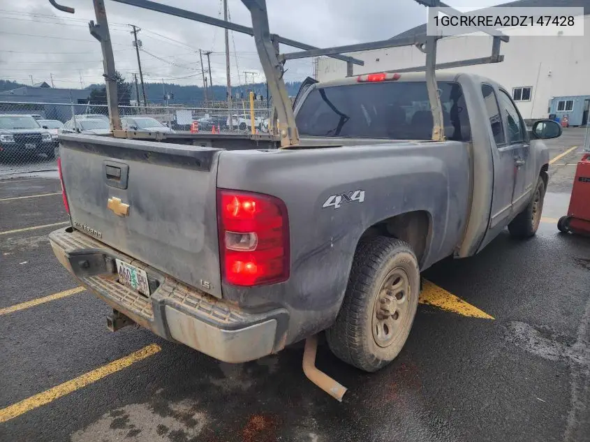 1GCRKREA2DZ147428 2013 Chevrolet Silverado 1500 Ls