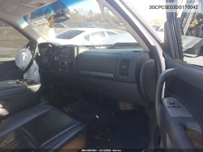3GCPCSE03DG170042 2013 Chevrolet Silverado 1500 Lt