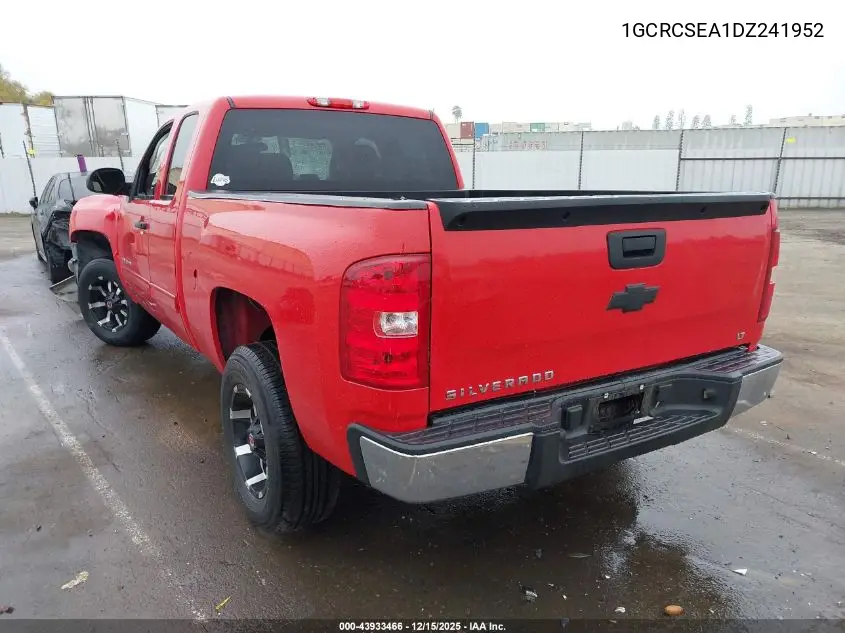 1GCRCSEA1DZ241952 2013 Chevrolet Silverado 1500 Lt