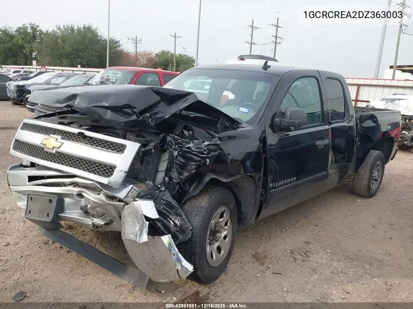 1GCRCREA2DZ363003 2013 Chevrolet Silverado 1500 Ls