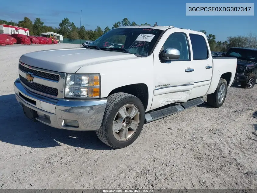 3GCPCSE0XDG307347 2013 Chevrolet Silverado 1500 Lt
