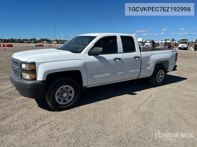 1GCVKPEC7EZ192998 2014 Chevrolet Silverado 1500 2014 Chevrolet Silverado 1500 4X4 Extended Cab Pickup