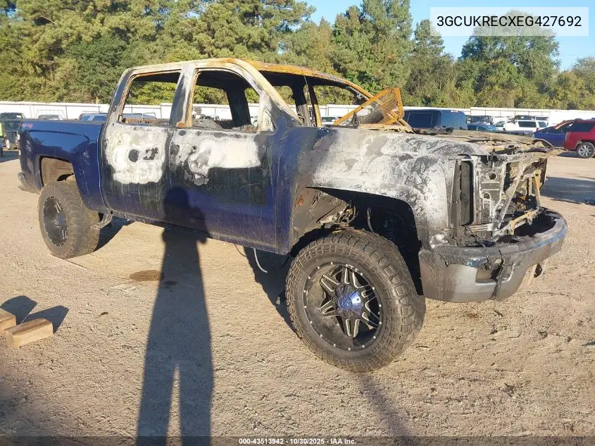 3GCUKRECXEG427692 2014 Chevrolet Silverado 1500 1Lt