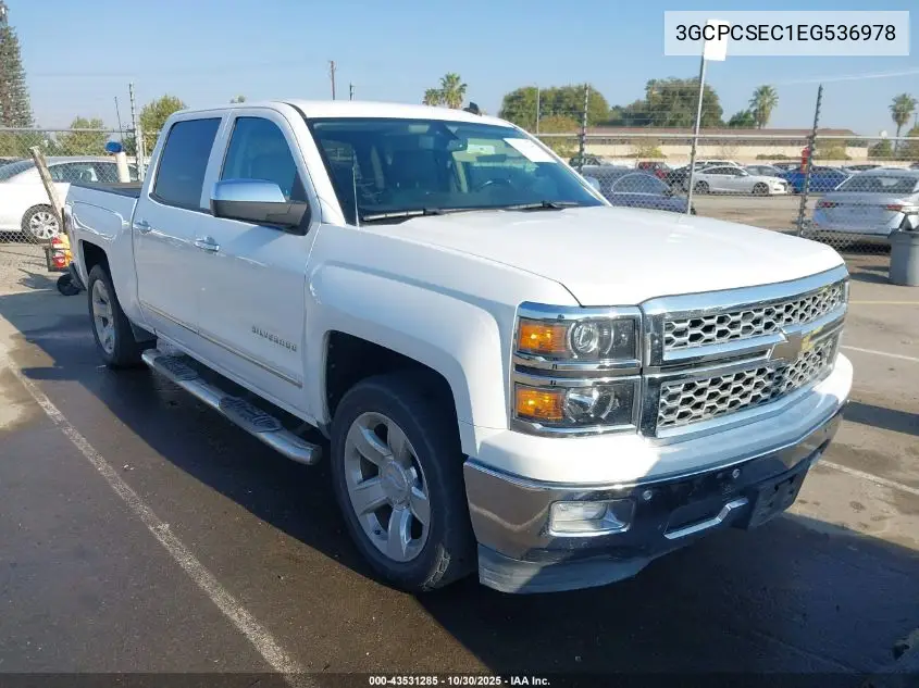 3GCPCSEC1EG536978 2014 Chevrolet Silverado 1500 1Lz