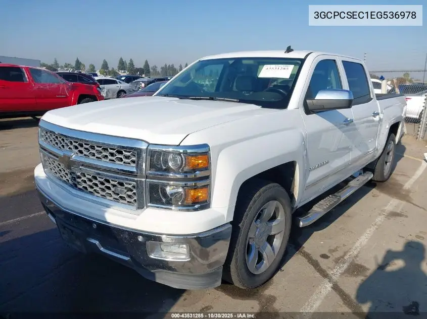 3GCPCSEC1EG536978 2014 Chevrolet Silverado 1500 1Lz