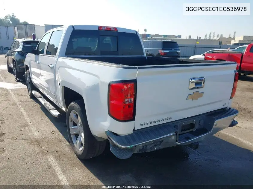 3GCPCSEC1EG536978 2014 Chevrolet Silverado 1500 1Lz