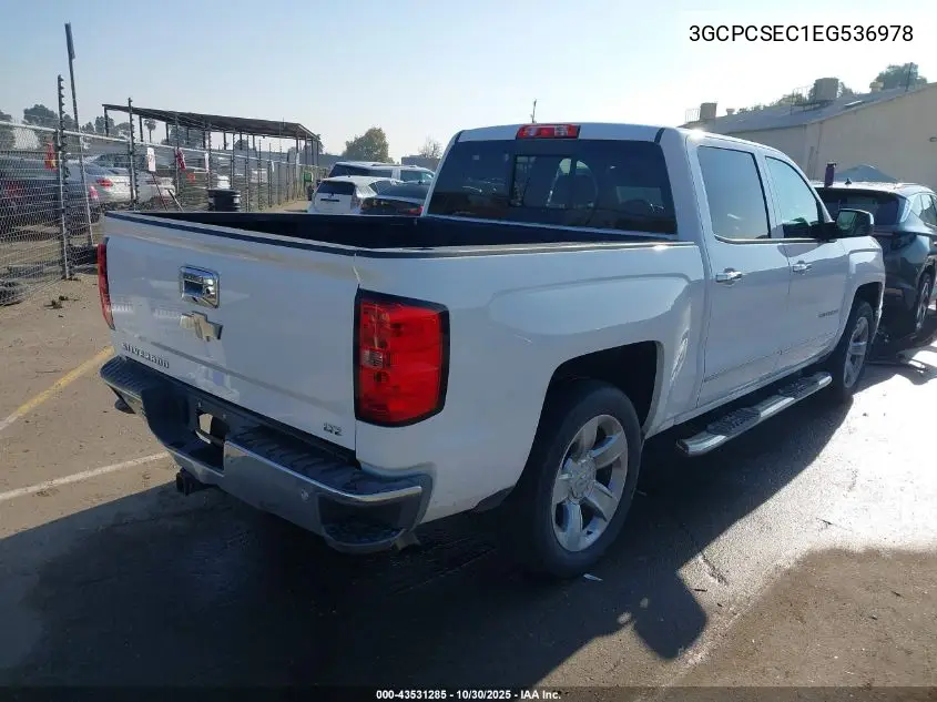 3GCPCSEC1EG536978 2014 Chevrolet Silverado 1500 1Lz