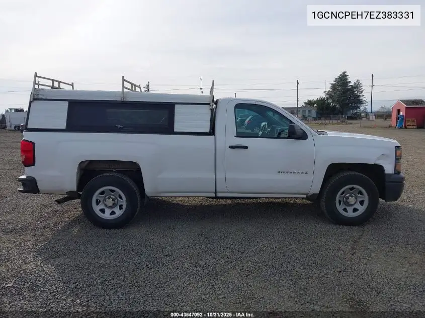 1GCNCPEH7EZ383331 2014 Chevrolet Silverado 1500 Work Truck 1Wt