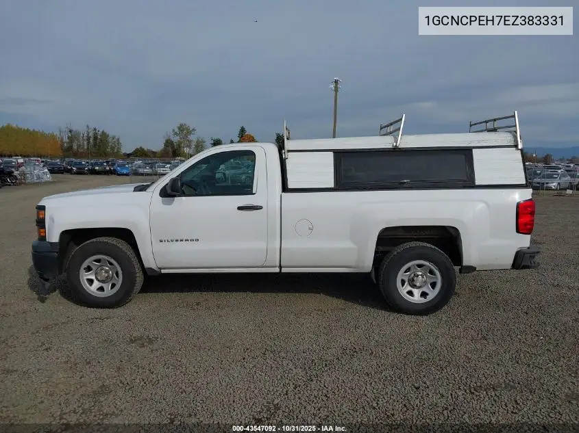 1GCNCPEH7EZ383331 2014 Chevrolet Silverado 1500 Work Truck 1Wt