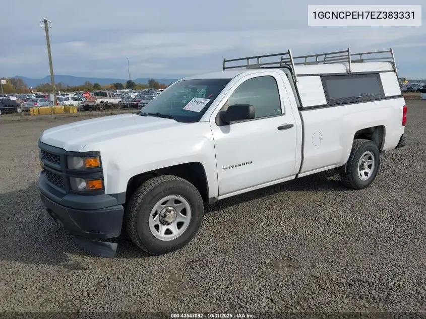 1GCNCPEH7EZ383331 2014 Chevrolet Silverado 1500 Work Truck 1Wt