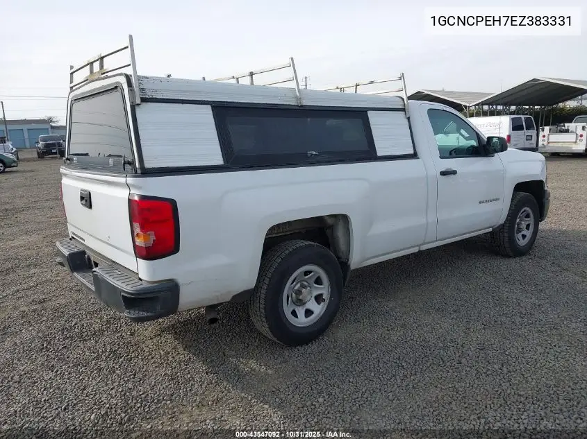 1GCNCPEH7EZ383331 2014 Chevrolet Silverado 1500 Work Truck 1Wt